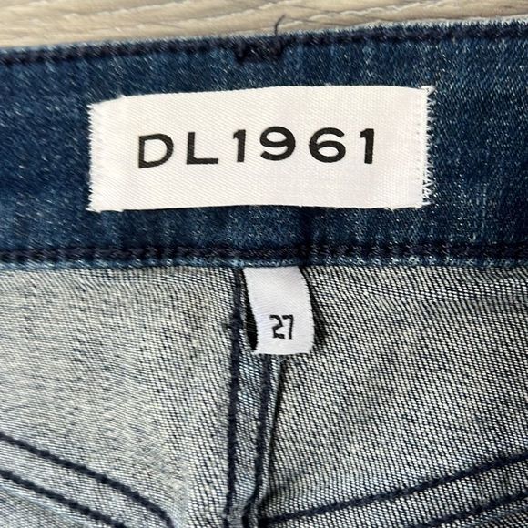 DL1961 Florence Instasculpt Cropped Jeans, Dark wash, sz 27 - Picture 6 of 11